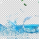水透明背景PNG图水设计素材00754