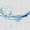 水透明背景PNG图水设计素材00773