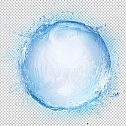 水透明背景PNG图水设计素材00787