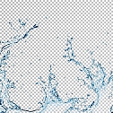 水透明背景PNG图水设计素材00791