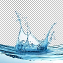 水透明背景PNG图水设计素材00798