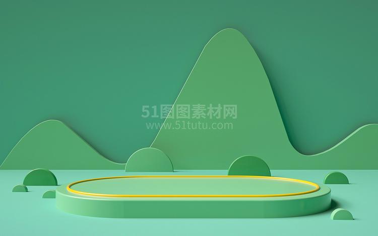 高清C4D背景产品背景场景产品台素材2306800846