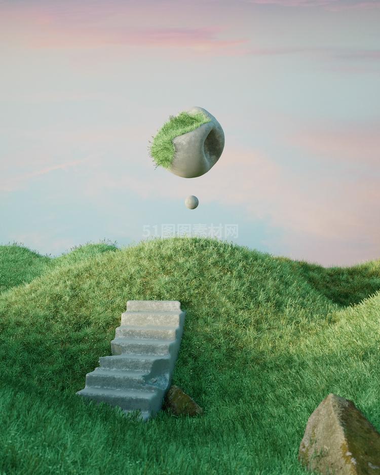 高清C4D背景产品背景场景产品台素材2306801125