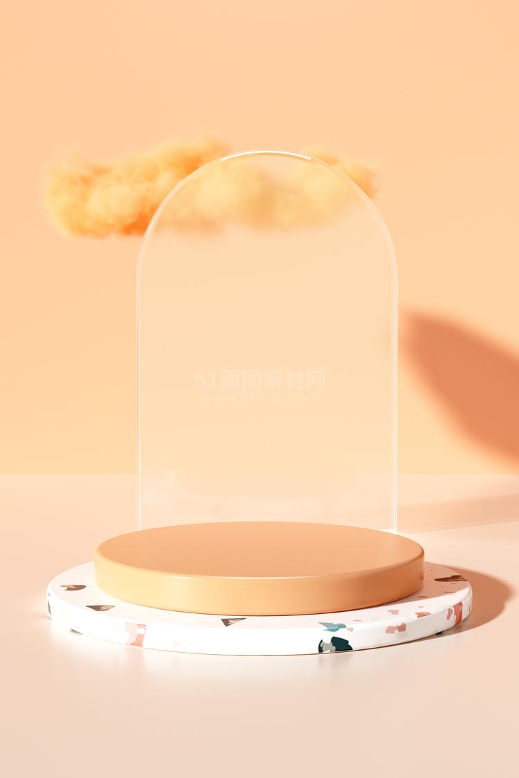 高清C4D背景产品背景场景产品台素材2306801908