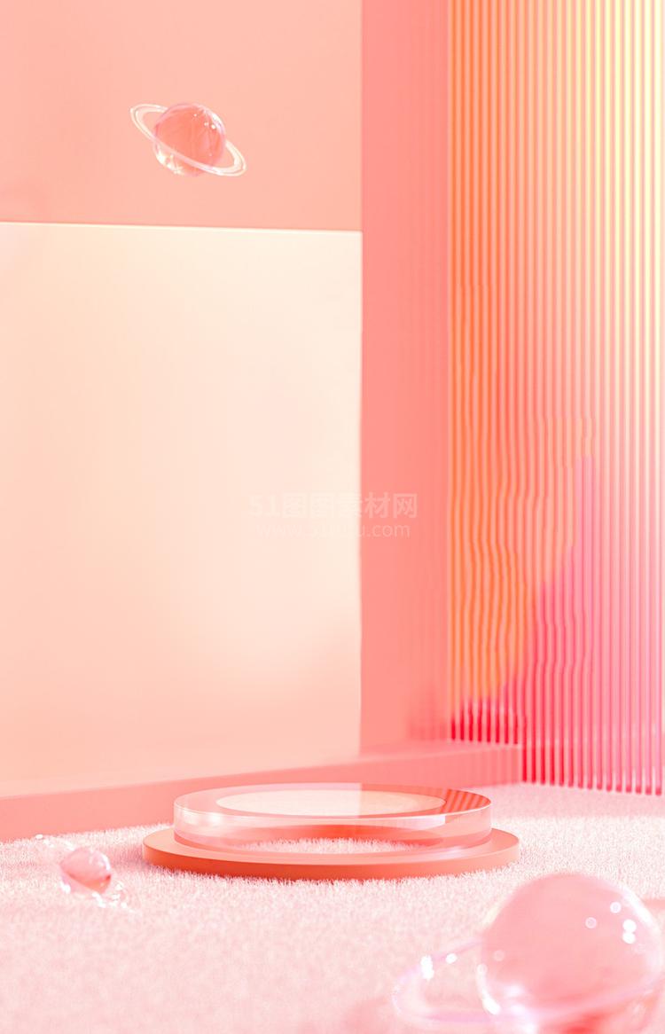 高清C4D背景产品背景场景产品台素材2306801913