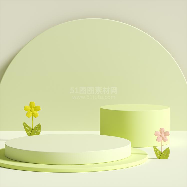 高清C4D背景产品背景场景产品台素材2306801924