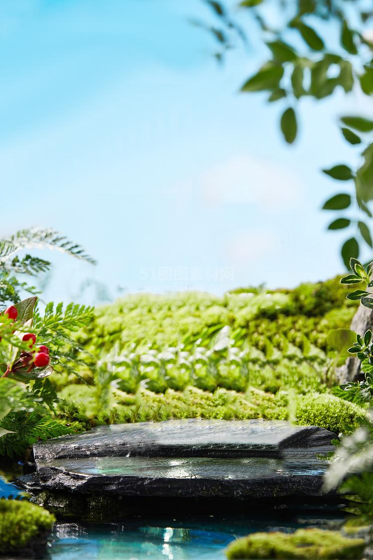 高清C4D背景产品背景场景产品台素材2306801932