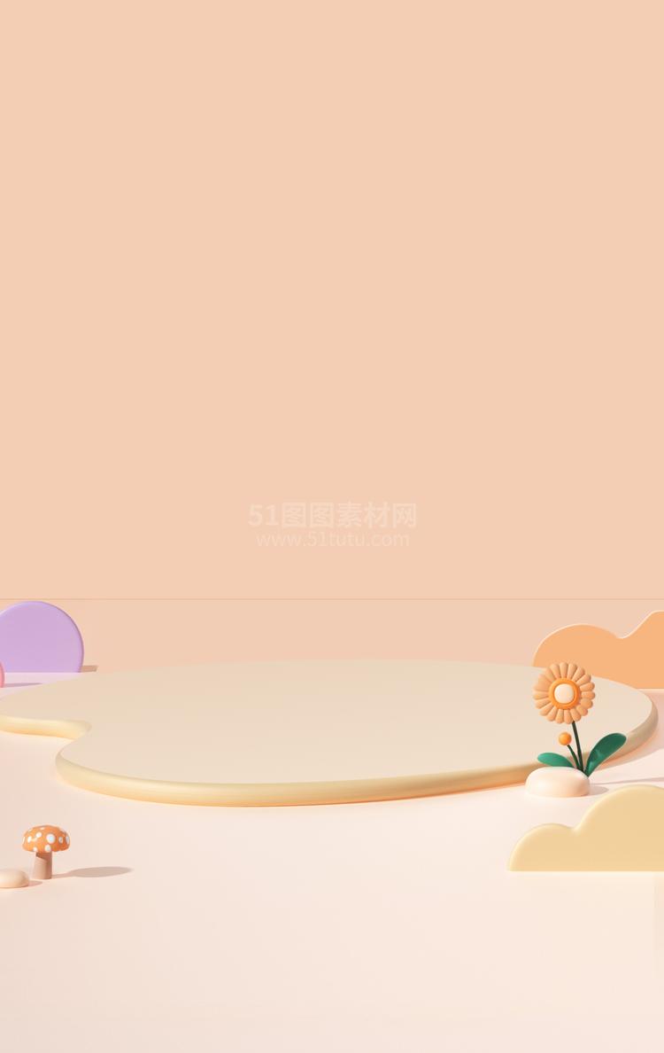 高清C4D背景产品背景场景产品台素材2306801935