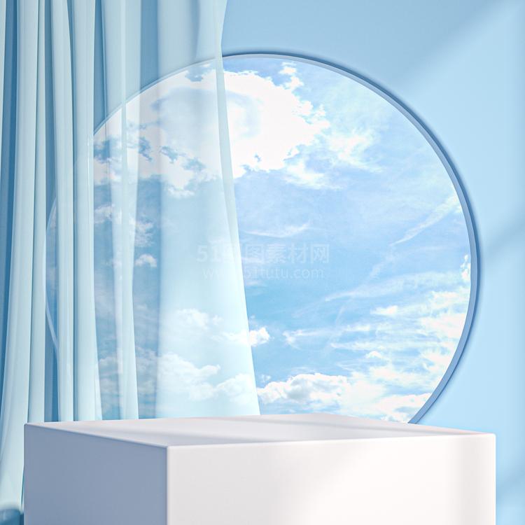 高清C4D背景产品背景场景产品台素材2306801944