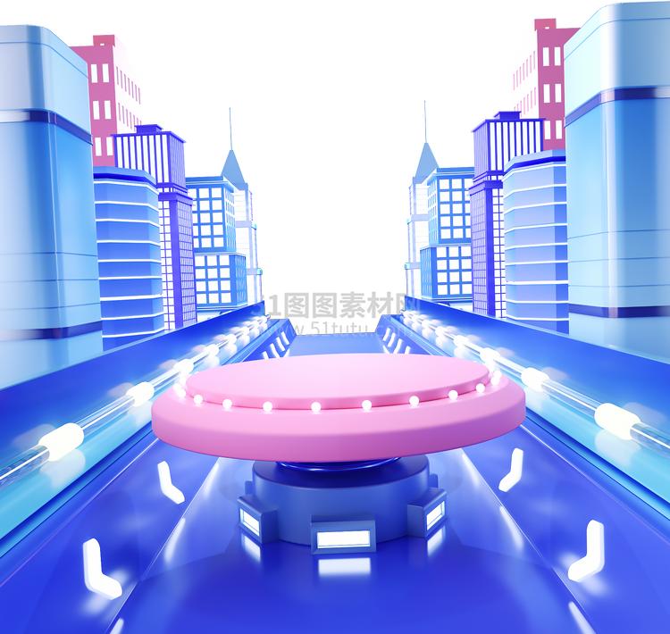 高清C4D背景产品背景场景产品台素材2306801945