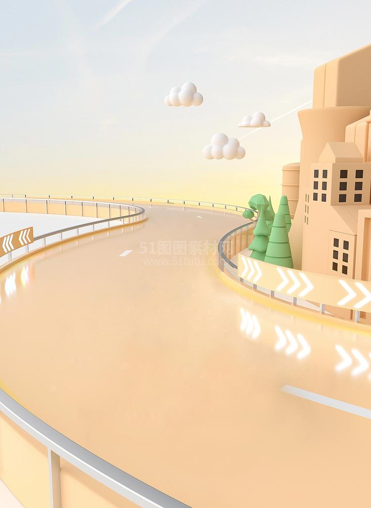 高清C4D背景产品背景场景产品台素材2306801952