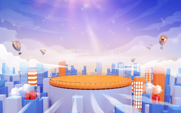 高清C4D背景产品背景场景产品台素材2306801981