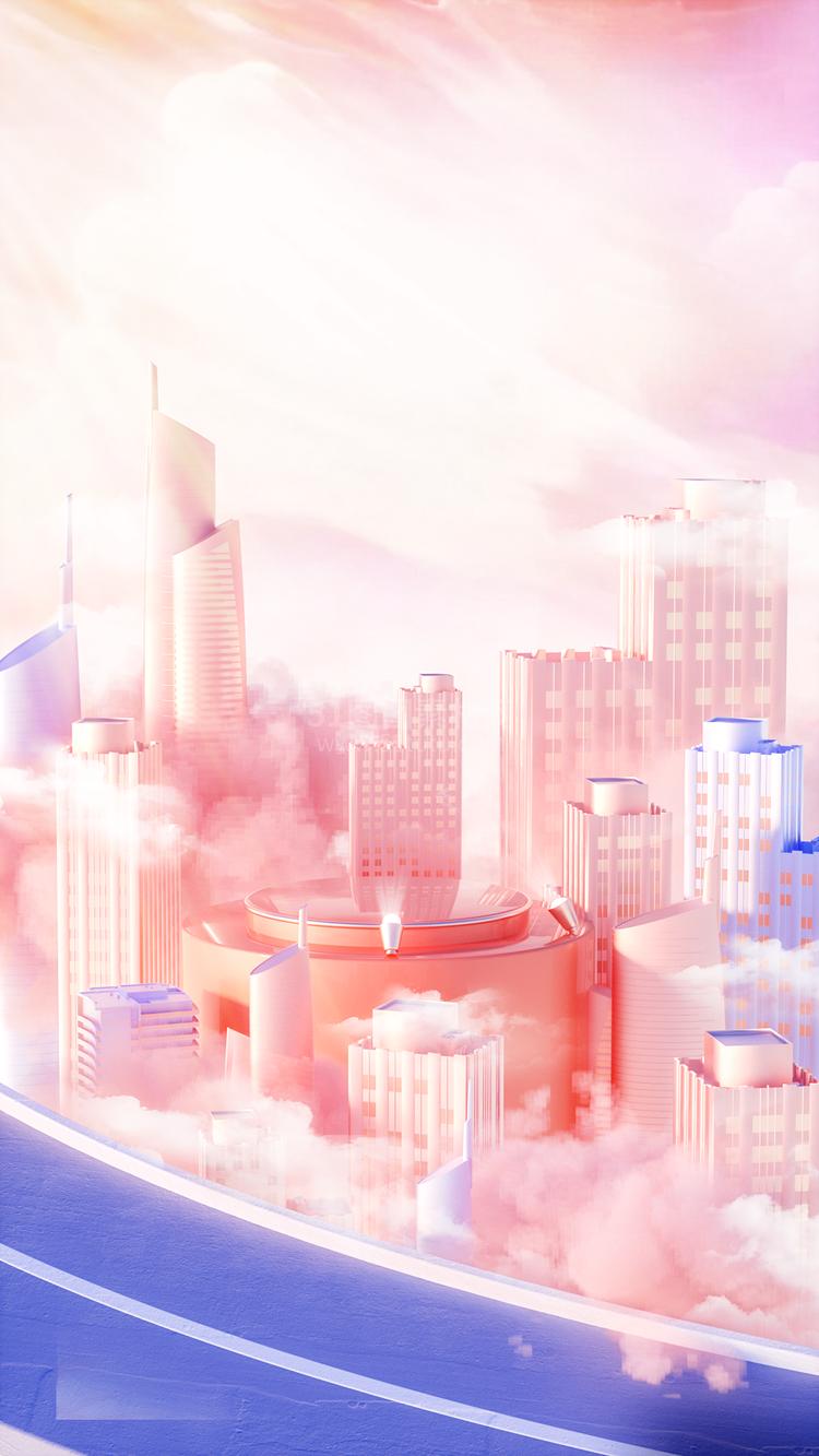 高清C4D背景产品背景场景产品台素材2306801989