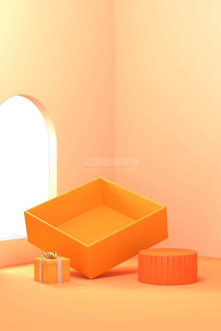 高清C4D背景产品背景场景产品台素材2306801993