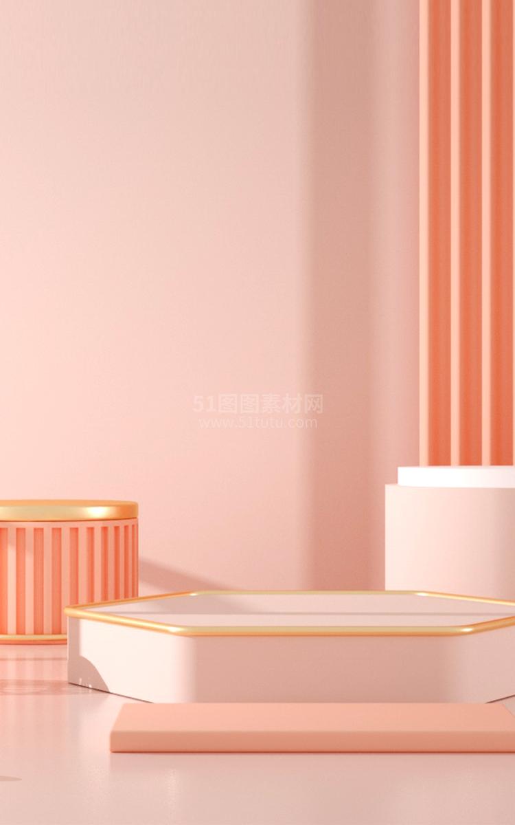 高清C4D背景产品背景场景产品台素材2306802002