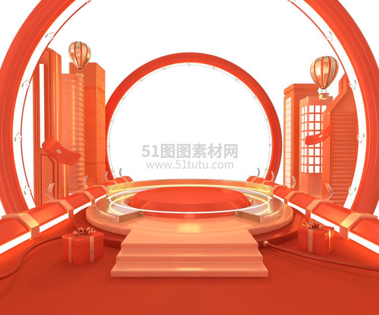 高清C4D背景产品背景场景产品台素材2306802004