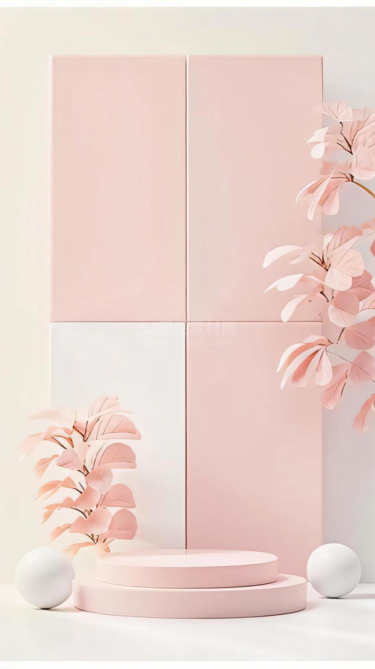 高清C4D背景产品背景场景产品台素材2306802012