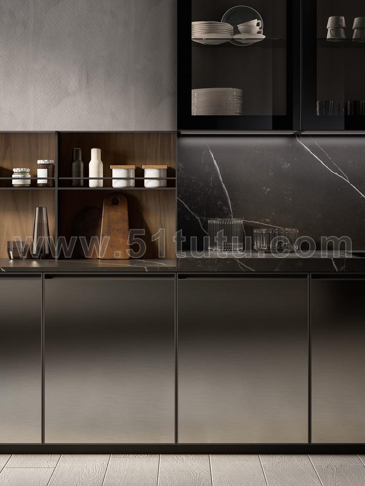 厨房背景场景各种角度场景设计参考2307500452