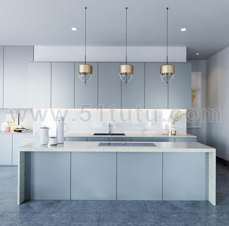 厨房背景场景各种角度场景设计参考2307500487