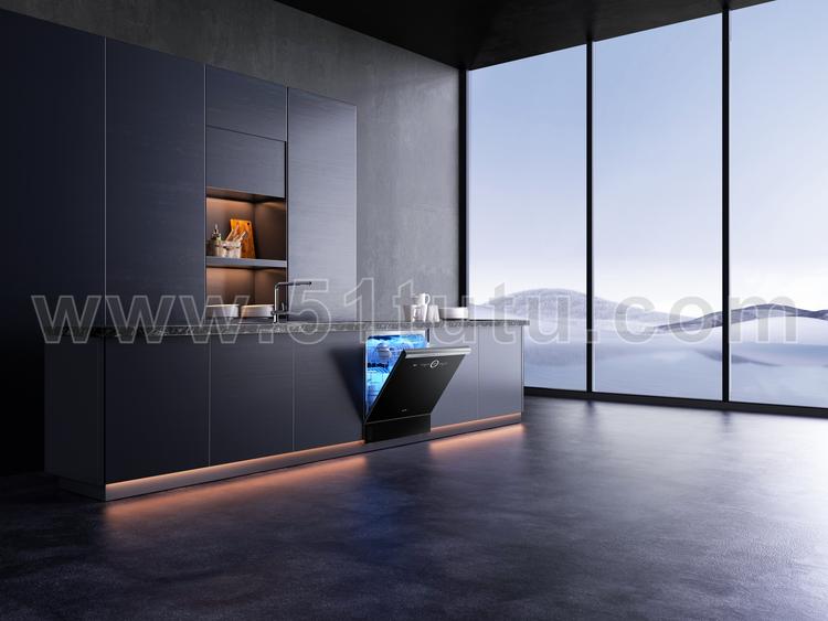 厨房背景场景各种角度场景设计参考2307500489