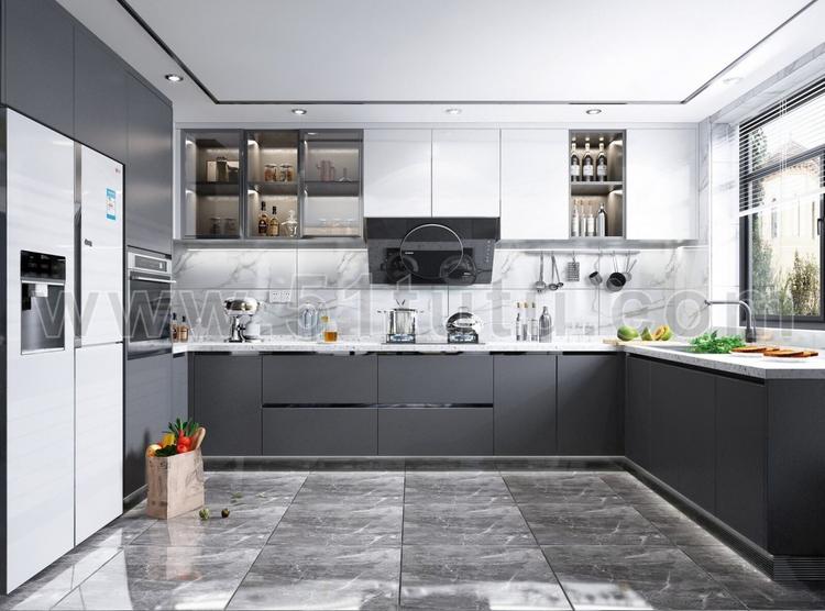 厨房背景场景各种角度场景设计参考2307500491