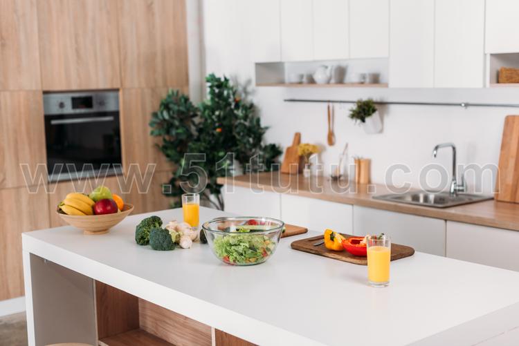 厨房背景场景各种角度场景设计参考2307500499