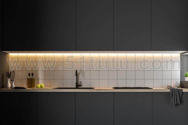 厨房背景场景各种角度场景设计参考2307500518