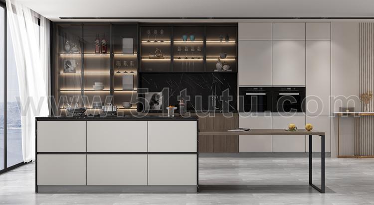 厨房背景场景各种角度场景设计参考2307500526