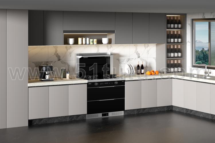 厨房背景场景各种角度场景设计参考2307500534