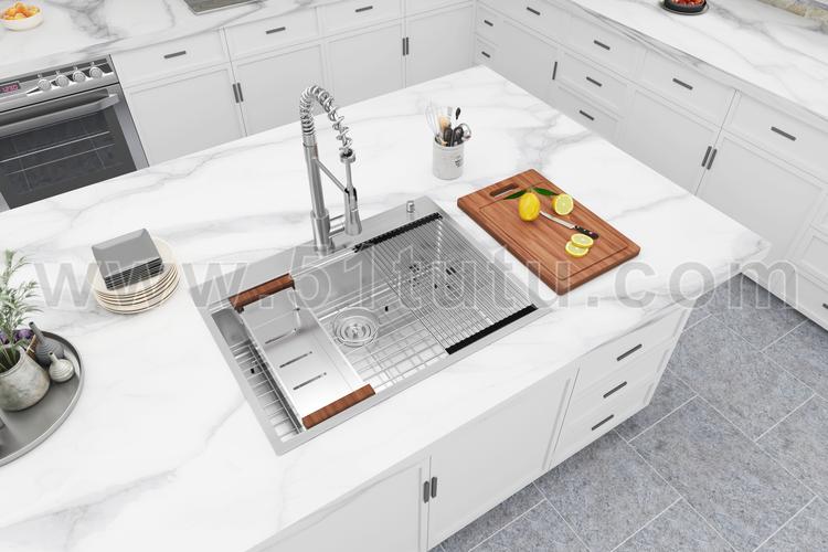 厨房背景场景各种角度场景设计参考2307500540