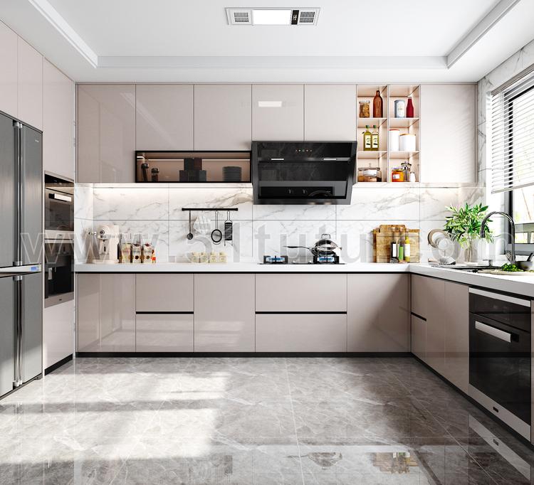 厨房背景场景各种角度场景设计参考2307500543