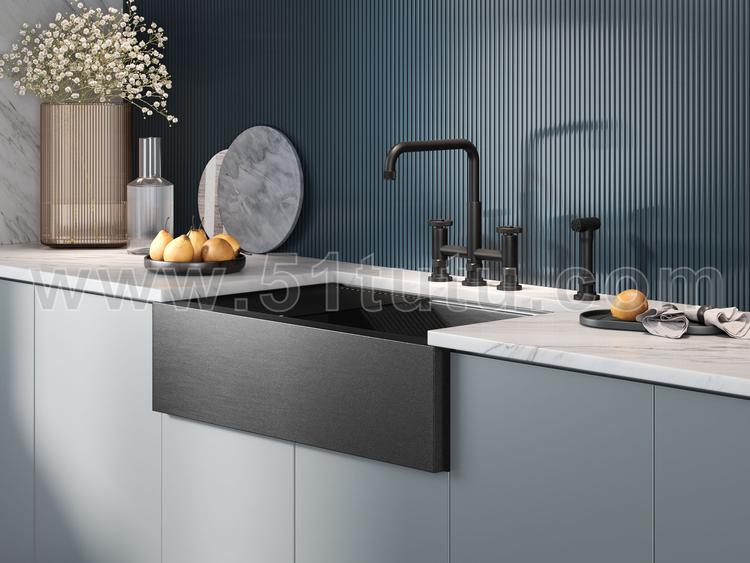 厨房背景场景各种角度场景设计参考2307500549