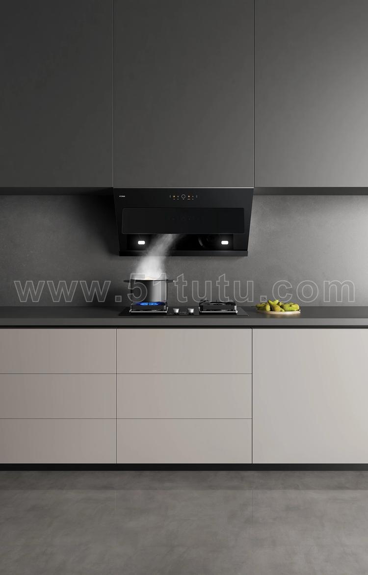 厨房背景场景各种角度场景设计参考2307500553