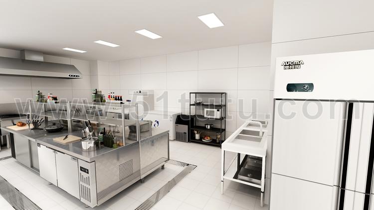 厨房背景场景各种角度场景设计参考2307500566