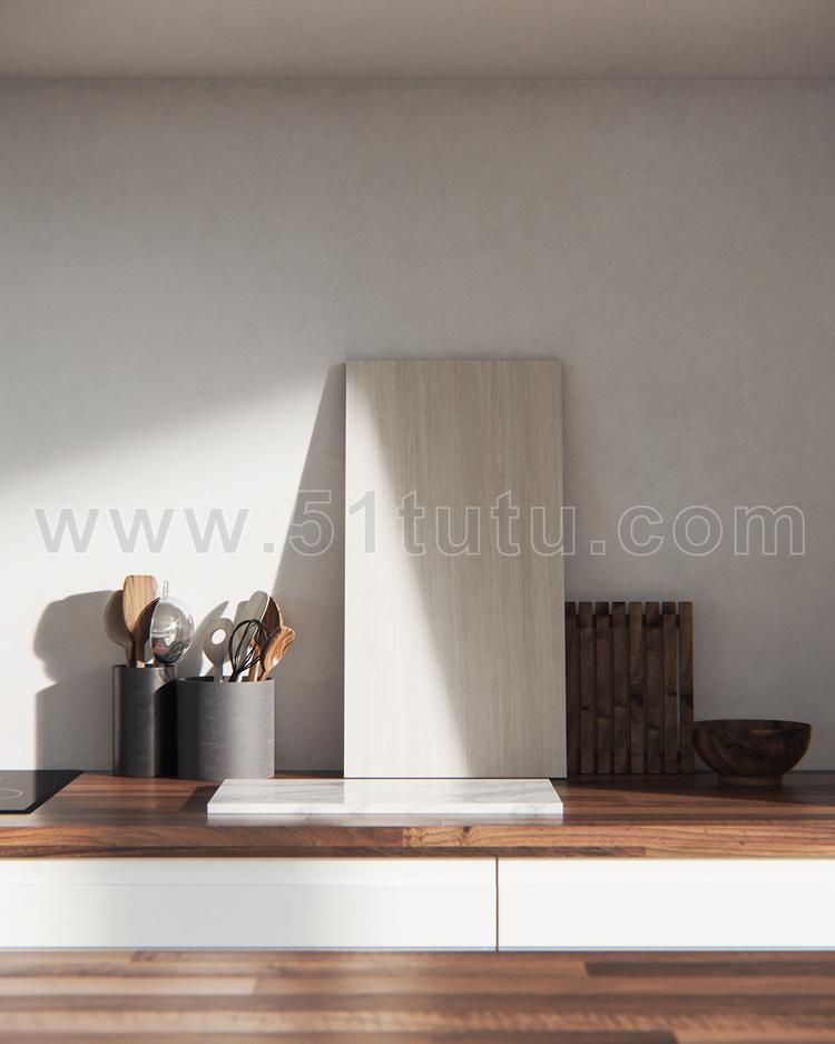 厨房背景场景各种角度场景设计参考2307500567