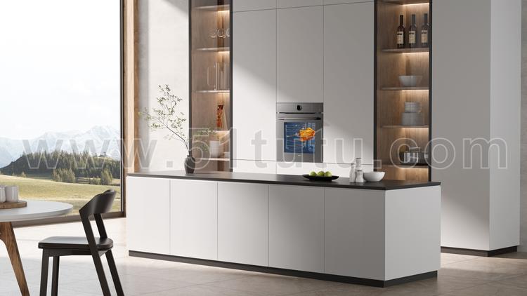 厨房背景场景各种角度场景设计参考2307500588