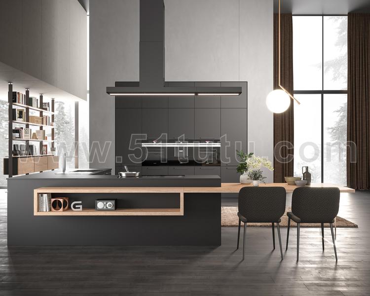 厨房背景场景各种角度场景设计参考2307500590