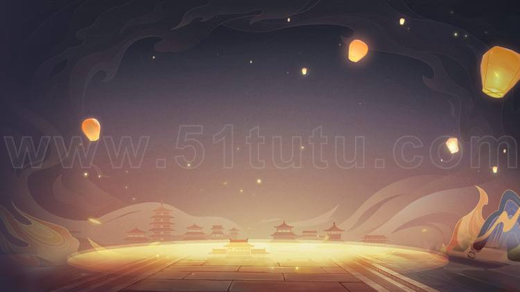 中秋节月圆背景场景素材参考图12节气23071500064