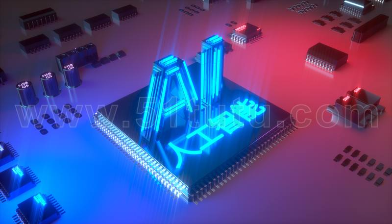 芯片CPU科技背景场景设计参考图23071500160