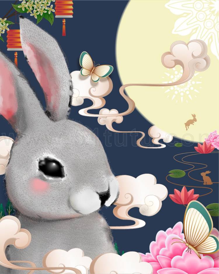 中秋节月圆背景场景素材参考图12节气23071500152