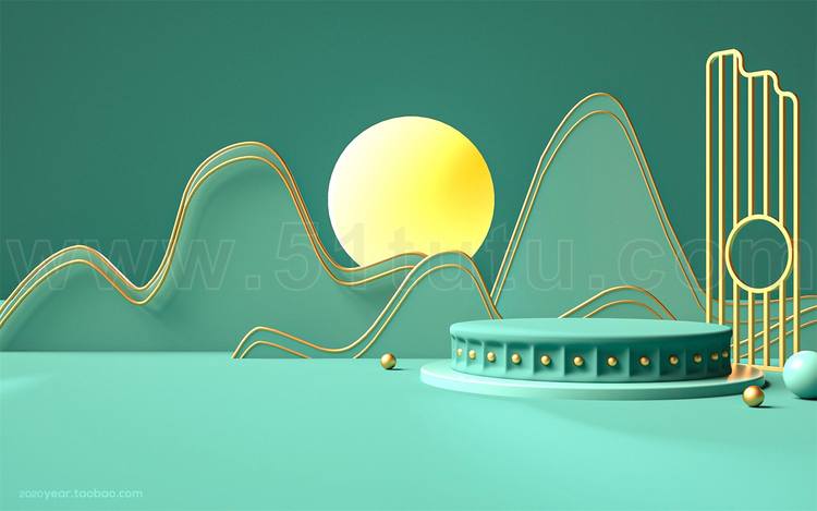 中秋节月圆背景场景素材参考图12节气23071500168