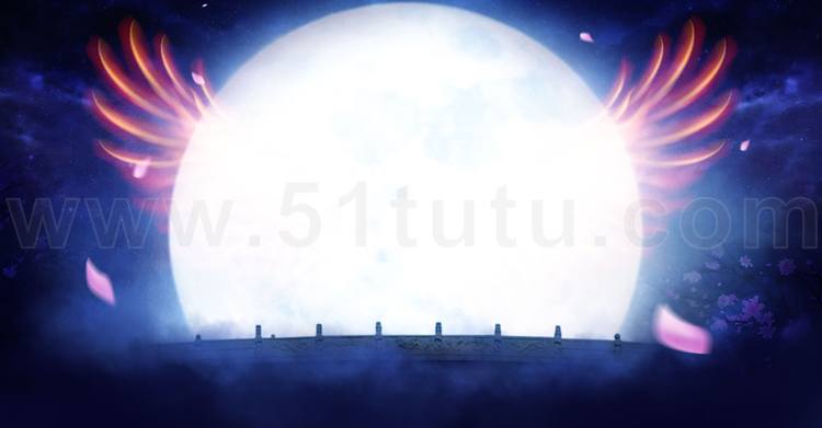 中秋节月圆背景场景素材参考图12节气23071500214