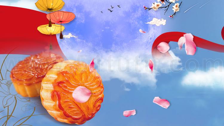 中秋节月圆背景场景素材参考图12节气23071500216