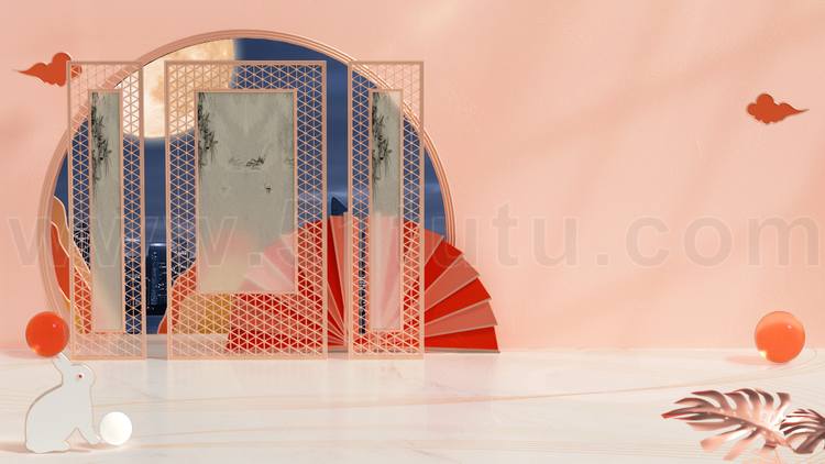 中秋节月圆背景场景素材参考图12节气23071500230