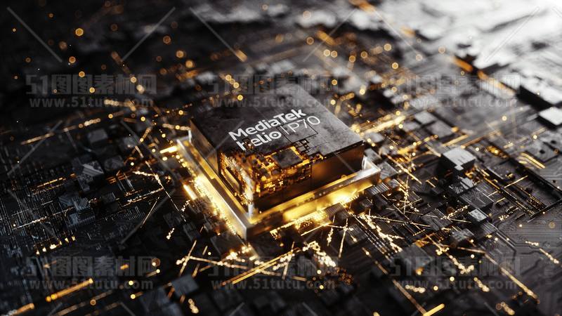 芯片CPU科技背景场景设计参考图23071500826