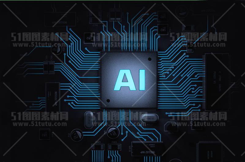 芯片CPU科技背景场景设计参考图23071501188