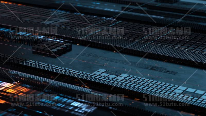 芯片CPU科技背景场景设计参考图23071501439