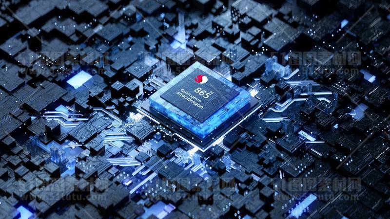 芯片CPU科技背景场景设计参考图23071501443