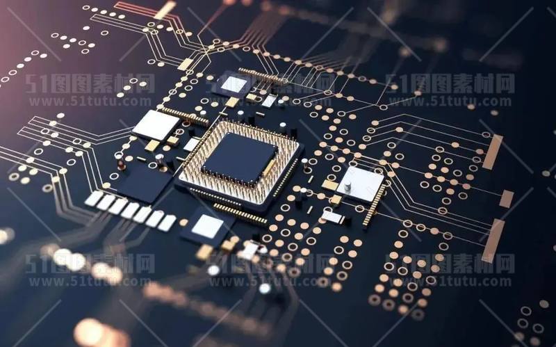 芯片CPU科技背景场景设计参考图23071501456