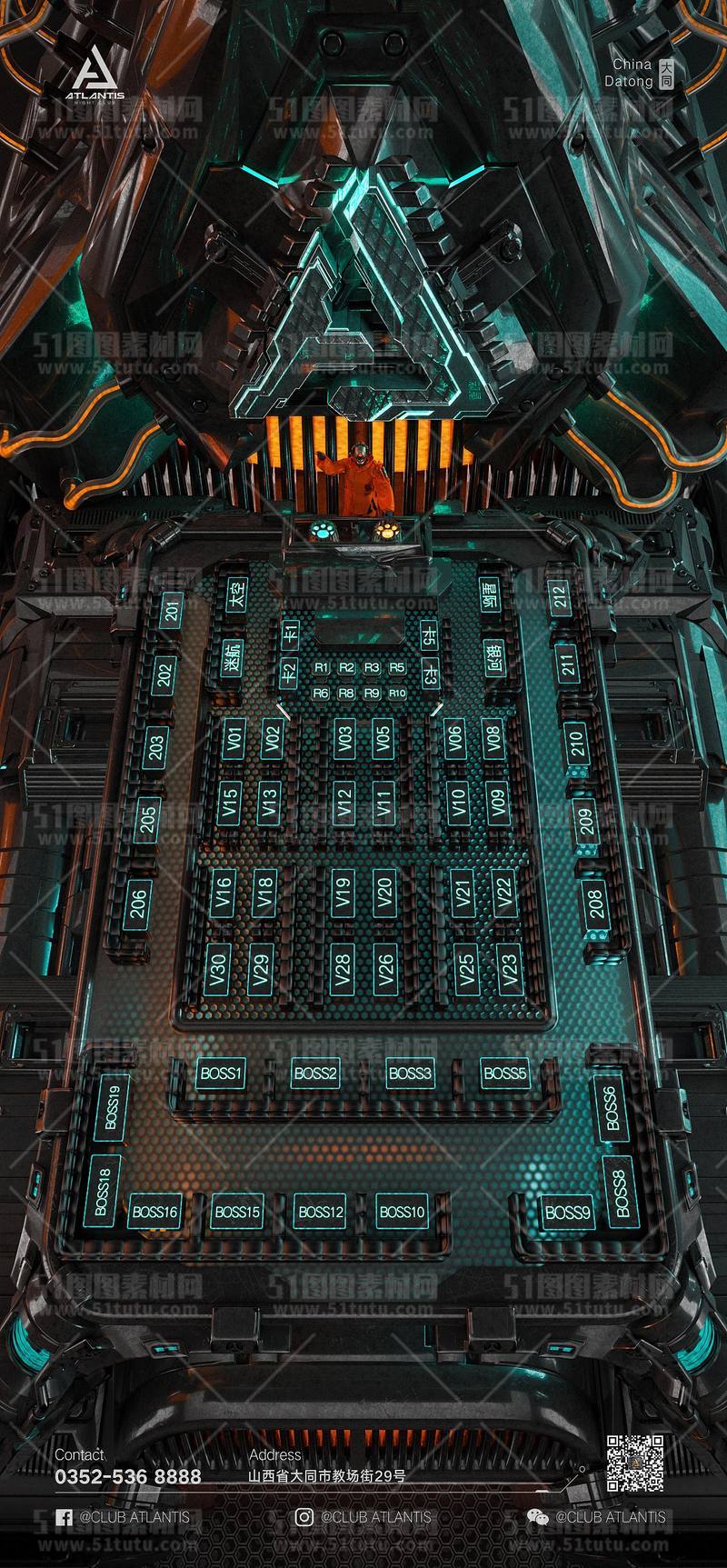 芯片CPU科技背景场景设计参考图23071501472